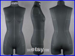 Dress form for sewing Iminera Diana RELIEF, soft compressible mannequin, pinnable torso, dressmaker's dummy