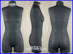 Dress form for sewing Iminera Diana, soft compressible mannequin, pinnable torso, dressmaker's dummy