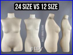 Dress form for sewing Iminera Diana, soft compressible mannequin, pinnable torso, dressmaker's dummy