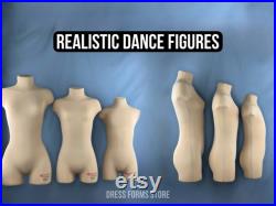 Dress form for sewing leotards Iminera Dance, sewing mannequin, pinnable torso, dressmaker's dummy