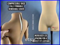 Dress form for sewing leotards Iminera Dance, sewing mannequin, pinnable torso, dressmaker's dummy