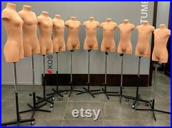 Dress form for sewing leotards Iminera Dance, sewing mannequin, pinnable torso, dressmaker's dummy