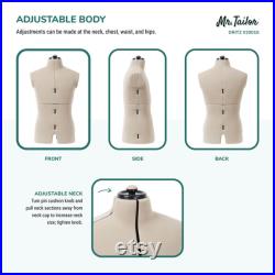 Dritz Mr. Tailor Adjustable Male Form