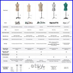 Dritz My Double Designer Adjustable Dress Form, Full-Figure