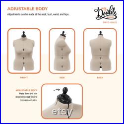 Dritz My Double Designer Adjustable Dress Form, Full-Figure