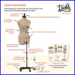 Dritz My Double Designer Adjustable Dress Form, Small