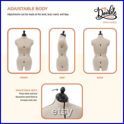 Dritz My Double Designer Adjustable Dress Form, Small