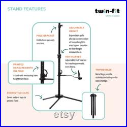 Dritz Twin-Fit Adjustable Dress Form, Full-Figure