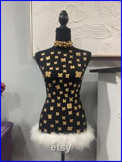 Embelished Mannequin Dress Form