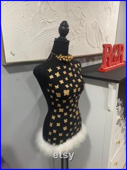 Embelished Mannequin Dress Form