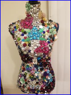 Embellished Mannequin Dress Form