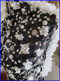 Embellished Mannequin Dress Form Bodice