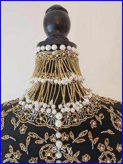 Embellished Mannequin Dress Form with Feathers (CLEARANCE)