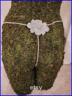 Embellished Moss Covered Mannequin