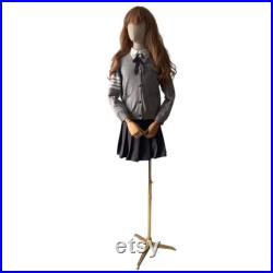 European Tennagers 12-14 Years Old Retail Clothing Display Natural Linen Mannequin Dress Form Taylor