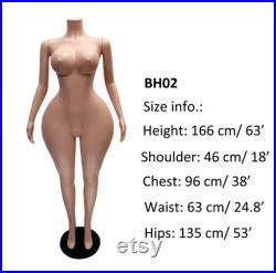 Extra Curvy Female Plus Sized BBL Mannequin