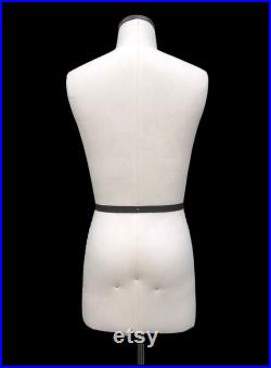 FCE Half-Scale Professional Mannequin and Block, Monty, Male Tailors Dummy, Draping Stand, Casual Jacket Block.
