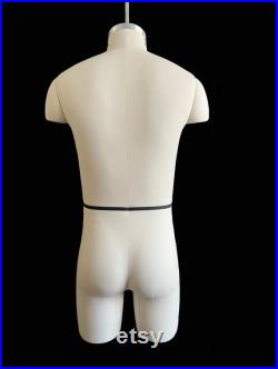 FCE Male 38 Professional Mannequin, Archie NS, Neck-Suspended, Short Legs, Fixed Shoulders