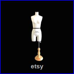 FCE Mini Mannequin for Design-Surgery, Ilina, Tailors Dummy, Draping Stand, Half-Scale , Height-Adjustable Stand