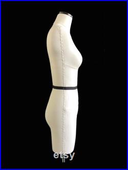 FCE Mini Mannequin for Design-Surgery, Ilina, Tailors Dummy, Draping Stand, Half-Scale , Height-Adjustable Stand