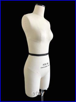 FCE Mini Mannequin for Design-Surgery, Ilina, Tailors Dummy, Draping Stand, Half-Scale , Height-Adjustable Stand
