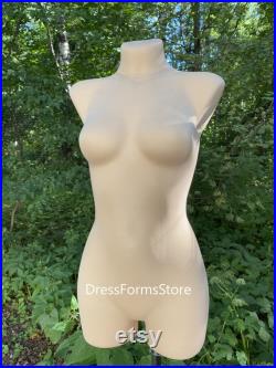 FEMALE Dress Form Soft fully pinnable professional mannequin anatomic shape torso tailor dummy