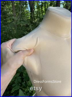 FEMALE Dress Form Soft fully pinnable professional mannequin anatomic shape torso tailor dummy