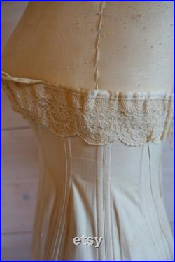 Fabulous Vintage D.F. Cage Dress Form with Edwardian Corset and Garters