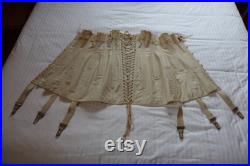 Fabulous Vintage D.F. Cage Dress Form with Edwardian Corset and Garters