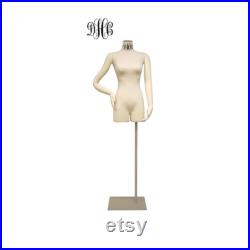 Female Body Form Flexible Arms and Base Personalize Option Monogram