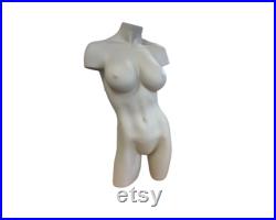 Female Brazilian Torso Mannequin Fiberglass Women's Torso Swimsuit Form Curvy Female Mannequin Form