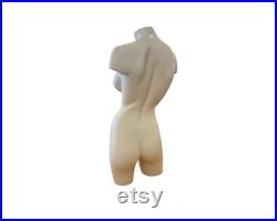 Female Brazilian Torso Mannequin Fiberglass Women's Torso Swimsuit Form Curvy Female Mannequin Form