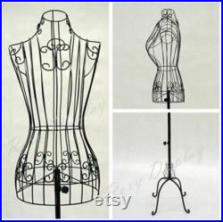 Female DRESS FORM Metal, Mannequin Torso, Clothing Store Decorative, Female Metal Wire Form,female mannequin,mannequin torso female