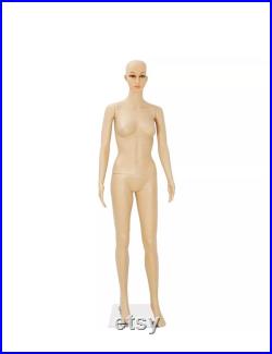 Female Full Body Mannequin Display Fits Size S M L, Adjustable 69'' Female Mannequin with base, Male Full Body Mannequin Adjustable 73