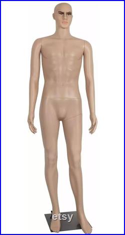 Female Full Body Mannequin Display Fits Size S M L, Adjustable 69'' Female Mannequin with base, Male Full Body Mannequin Adjustable 73