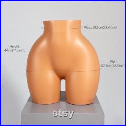Female Hip Mannequin, High end fashion Fiberglass torso Lingerie Display Mannequin, Butt Model Underwear Swimming shapewear Mannequin