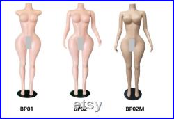 Female Mannequin Curvy Armless, Removable Arms, or Head and Removable Arms Air Shipping To Canada 7-14 Days. CN Customers Only