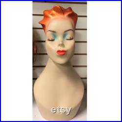 Female Mannequin Display Fiberglass Head Personalized Mannequin Head Option Monogram