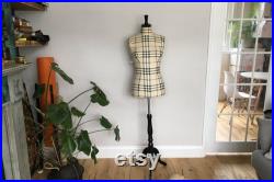 Female Mannequin Dressmakers Ladies Bust Display Burberry Check