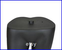 Female Mannequin Full Body with Head and Arm, Color, Matte Black, metal stand 72 inches tall, plastic, detachable parts