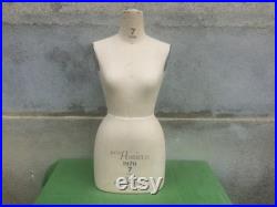 Female Mannequin Torso Body, Dressmakers or Tailors Dummy, French Vintage Dress Makers Form, Seamstress Gifts, Found And Flogged