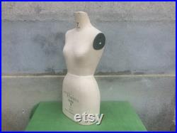 Female Mannequin Torso Body, Dressmakers or Tailors Dummy, French Vintage Dress Makers Form, Seamstress Gifts, Found And Flogged