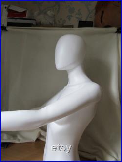 Female Mannequin Torso Head and arms Plastic