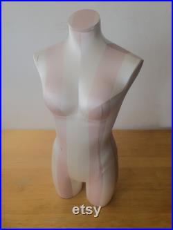 Female Mannequin Torso Upholstered Blouse Jacket Form Women's Garment Display