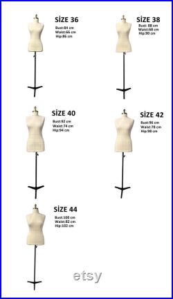 Female Rehearsal Mannequin with Professional Guide Lines,Tailor Mannequin with needle insertion