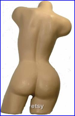 Female Sexy Posing Torso Form Mannequin Store Display, Polyethelene Plastic