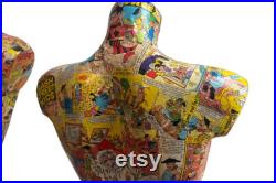 Female Torso Vintage Comic Mannequin Vintage Comic Mannequin Shop Display Female Body Mannequin Vintage Mannequin Torso