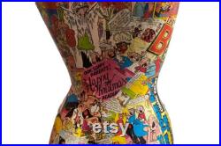 Female Torso Vintage Comic Mannequin Vintage Comic Mannequin Shop Display Female Body Mannequin Vintage Mannequin Torso