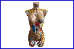 Female Torso Vintage Comic Mannequin Vintage Comic Mannequin Shop Display Female Body Mannequin Vintage Mannequin Torso