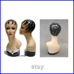 Fiberglass Vintage Female Display Heads Personalized Option